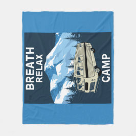 Motorhome RV | Camper | Reisebus | Retro-Tasse Fleecedecke