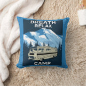 Motorhome RV | Camper | Reisebus | Retro-Tasse Kissen (Decke)