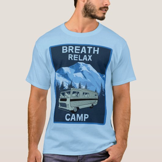 Motorhome RV | Camper | Reisebus | Retro-Tasse T-Shirt (Vorderseite)