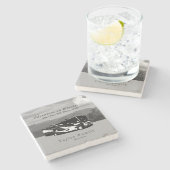 Motorhome RV Camper Steinuntersetzer (Seitenansicht)