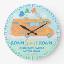 Motorhome RV Camper Sweet Roam Personalisierter Na