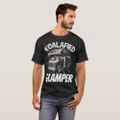 Motorhome Rv Camping Camper Koalafied Glamper vint T-Shirt (Vorne ganz)