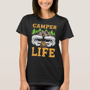 Motorhome Rv Camping Campingplatz Leben 1 T-Shirt
