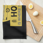 Motorhome | RV Motorhome | Camping Life Latte Tass Geschirrtuch (Viertel Falte)