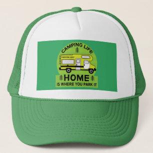 Motorhome   RV Motorhome   Camping Life Latte Tass Truckerkappe