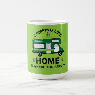 Motorhome   RV Motorhome   Camping Life Latte Tass Verwandlungstasse