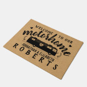 Motorhome RV Reisen Van Rustic Bauernhof Custom Fußmatte (Schrägansicht)