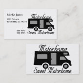 Motorhome süßes Motorhome RV Visitenkarte (Vorne/Hinten)