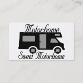 Motorhome süßes Motorhome RV Visitenkarte (Rückseite)