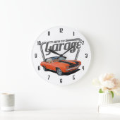 Motoring City Große Wanduhr (Zuhause)