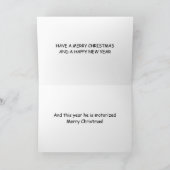 **MOTORISIERTE SANTA** AUF IHREN WEG! KARTE (Innenseite)