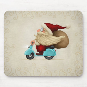 Motorisierter Weihnachtsmann Mousepad