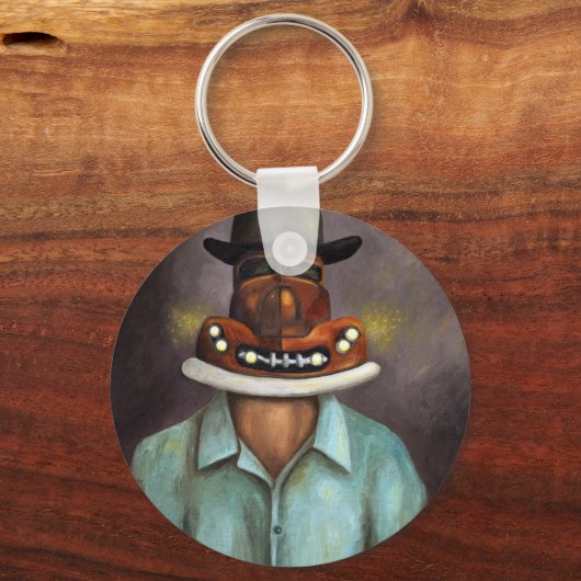 Motorkopf Schlüsselanhänger (Vorderseite)