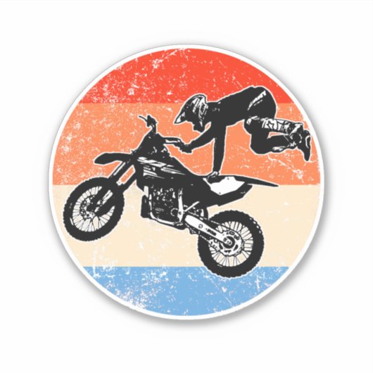 Motorkreuz Aufkleber (Vorderseite)