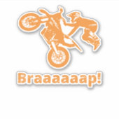 Motorkreuz Aufkleber (Vorderseite)