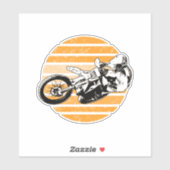 Motorkreuz Aufkleber (Blatt)