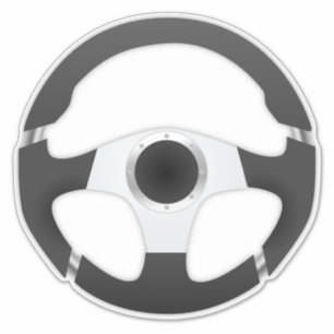 Motorlenkrad Aufkleber