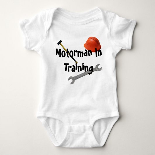 Motorman Baby Strampler (Vorderseite)