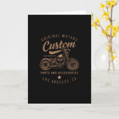 Motorrad 01 karte (Gelbe Blume)