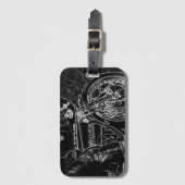 Motorrad 1 bc ltcna gepäckanhänger (Vorderseite Vertikal)