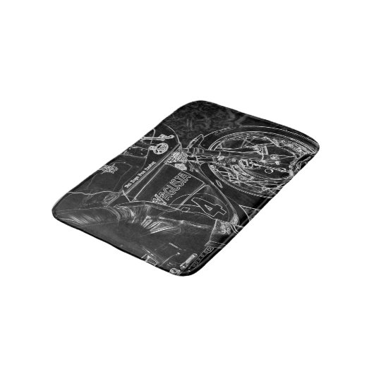 Motorrad 1 bmcnm badematte (Schrägansicht)