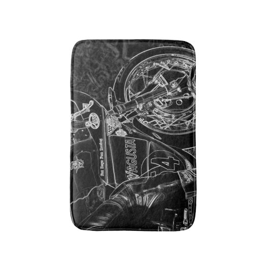 Motorrad 1 bmcnm badematte (Vorderseite Vertikal)