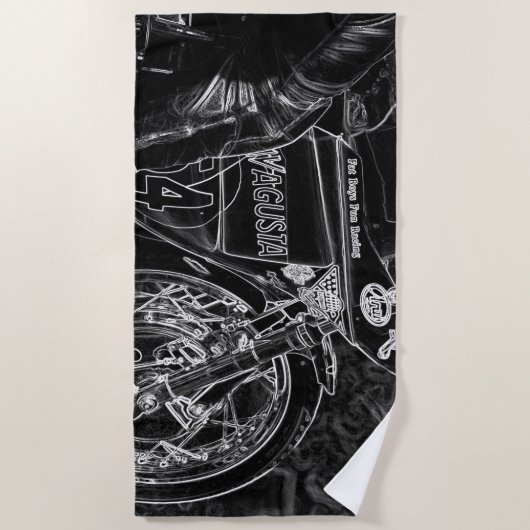 Motorrad 1 btcn strandtuch (Vorderseite)