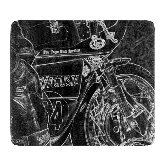 Motorrad 1 cbm schneidebrett (Vorderseite)