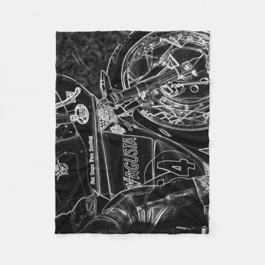 Motorrad 1 fbcnm fleecedecke (Vorderseite)