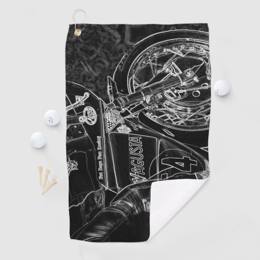 Motorrad 1 Gta Golfhandtuch (Insitu)