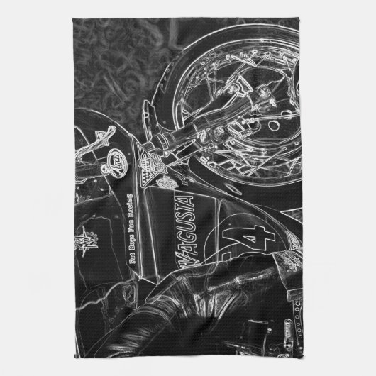 Motorrad 1 ktcna geschirrtuch (Vertikal)