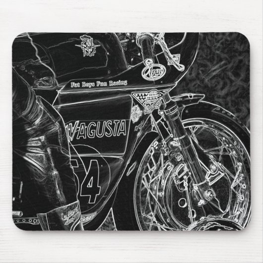 Motorrad 1 mpcna mousepad (Vorne)