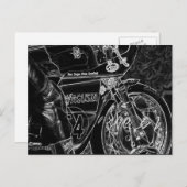 Motorrad 1 pccm postkarte (Vorne/Hinten)