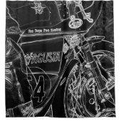 Motorrad 1 sccnm duschvorhang (Vorderseite)