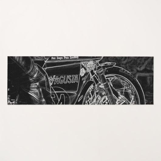 Motorrad 1 ymcna yogamatte (Vorderseite (Horizontal))