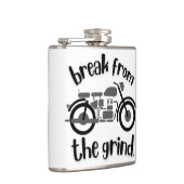 Motorrad 2 Flasche Flachmann (Rechts)