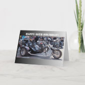 Motorrad 60. Geburtstag Karte (Vorderseite)