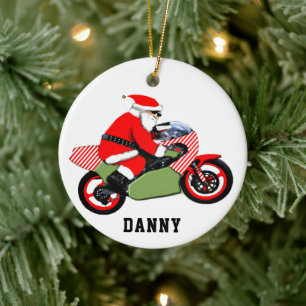 Motorrad-Andenken-Feiertagsgeschenk Keramik Ornament