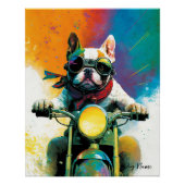 Motorrad - Anime French Bulldog 2001 Poster (Vorderseite)