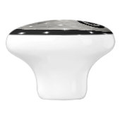 Motorrad auf dem Mond Keramikknauf (Seitenansicht)