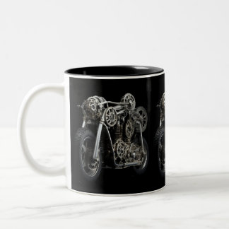 Motorrad-Ausrüstung Kaffee-Tasse schwarz Zweifarbige Tasse