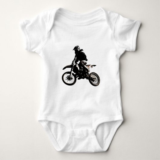 Motorrad Baby Strampler (Vorderseite)