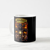 Motorrad-Bandit Kaffeetasse (Vorderseite Links)