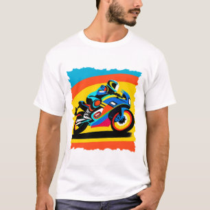 Motorrad bei hoher Geschwindigkeit T-Shirt