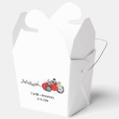 Motorrad & Beiwagen Braut und Bräutigam Hochzeit Geschenkschachtel (Offen)
