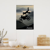 Motorrad-Berge Wall Poster (Küche)