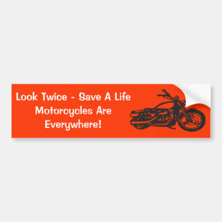 Motorrad-Bewusstsein Autoaufkleber