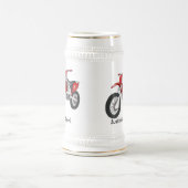 Motorrad-Bier Stein Bierglas (Mittel)