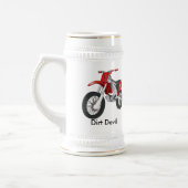 Motorrad-Bier Stein Bierglas (Links)