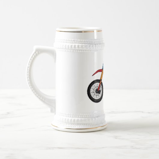 Motorrad Bierglas (Links)